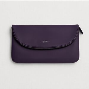 NWOT Matt & Nat Robby-LM Vegan Leather Clutch Plum Purple NEW